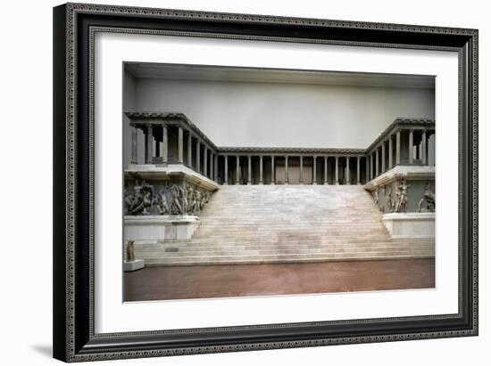 Overall View of the Zeus Altar, Erected circa 180 BCE, at Pergamon, Hellenistic-null-Framed Giclee Print