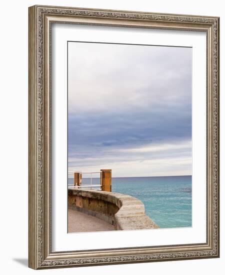 Overcast Sky at Promenade-Norbert Schaefer-Framed Photographic Print