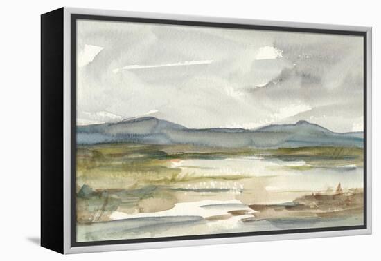 Overcast Wetland I-Ethan Harper-Framed Stretched Canvas