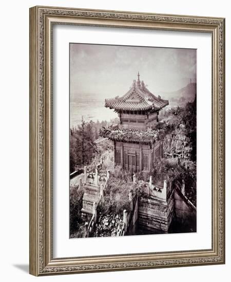 Overgrown Pagoda, C.1855-65-John Thomson-Framed Giclee Print