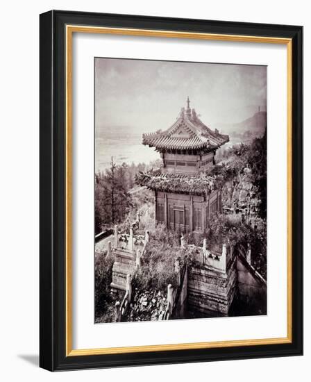 Overgrown Pagoda, C.1855-65-John Thomson-Framed Giclee Print