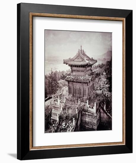 Overgrown Pagoda, C.1855-65-John Thomson-Framed Giclee Print