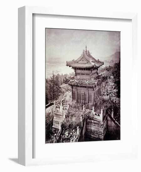 Overgrown Pagoda, C.1855-65-John Thomson-Framed Giclee Print