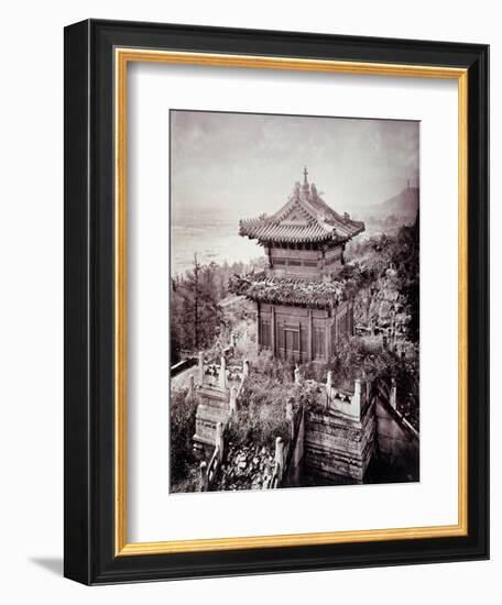 Overgrown Pagoda, C.1855-65-John Thomson-Framed Giclee Print