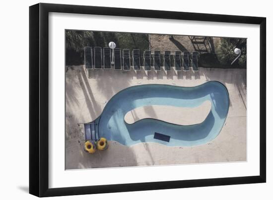 Overhead Myrtle Beach Pool-null-Framed Photo