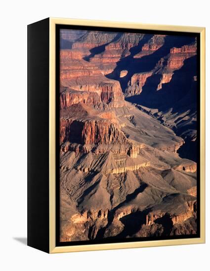 Overhead of South Rim of Canyon, Grand Canyon National Park, U.S.A.-Mark Newman-Framed Premier Image Canvas