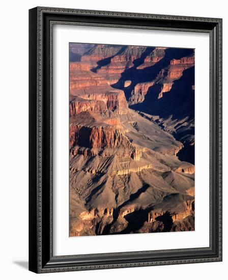 Overhead of South Rim of Canyon, Grand Canyon National Park, U.S.A.-Mark Newman-Framed Photographic Print