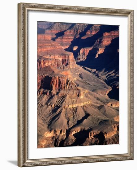 Overhead of South Rim of Canyon, Grand Canyon National Park, U.S.A.-Mark Newman-Framed Photographic Print