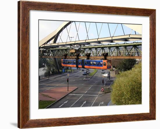 Overhead Railway, Wuppertal, North Rhine-Westphalia, Germany, Europe-Hans Peter Merten-Framed Photographic Print