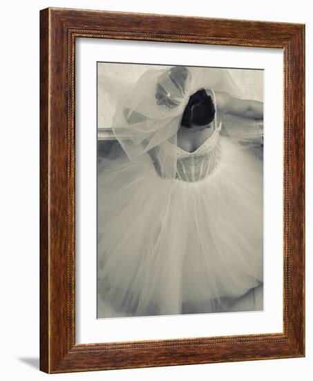 Overhead View of Bride at Gum Shopping Mall, Red Square, Moscow, Moscow Oblast, Russia-Walter Bibikow-Framed Photographic Print