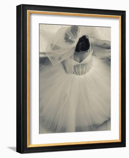 Overhead View of Bride at Gum Shopping Mall, Red Square, Moscow, Moscow Oblast, Russia-Walter Bibikow-Framed Photographic Print