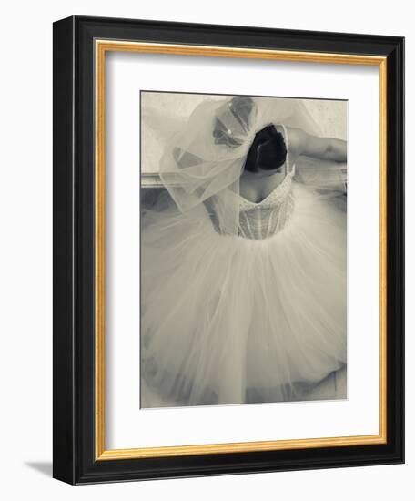 Overhead View of Bride at Gum Shopping Mall, Red Square, Moscow, Moscow Oblast, Russia-Walter Bibikow-Framed Photographic Print