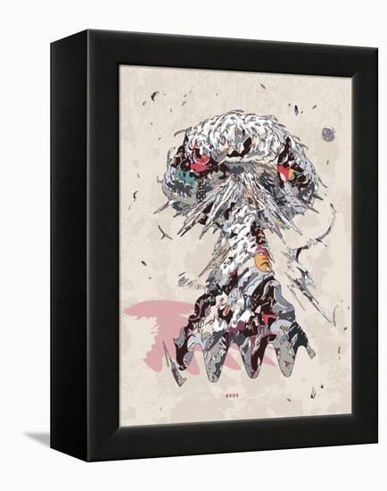 Overheated Structure-HR-FM-Framed Stretched Canvas