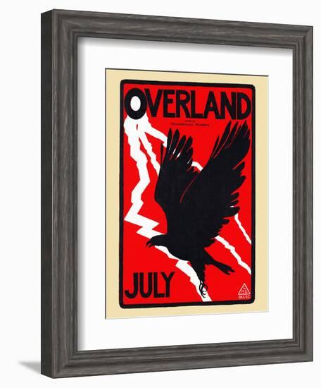 Overland, July-Maynard Dixon-Framed Art Print