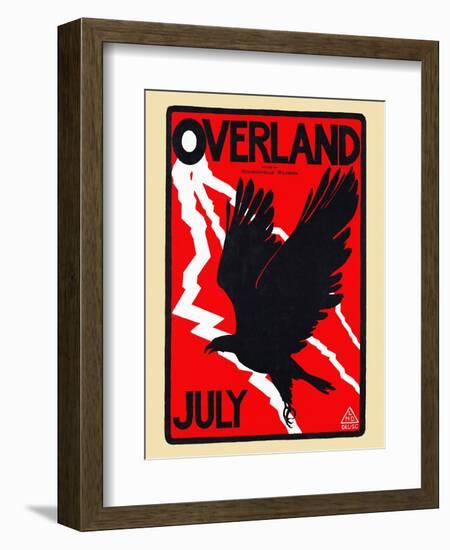 Overland, July-Maynard Dixon-Framed Art Print