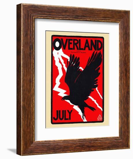 Overland, July-Maynard Dixon-Framed Art Print