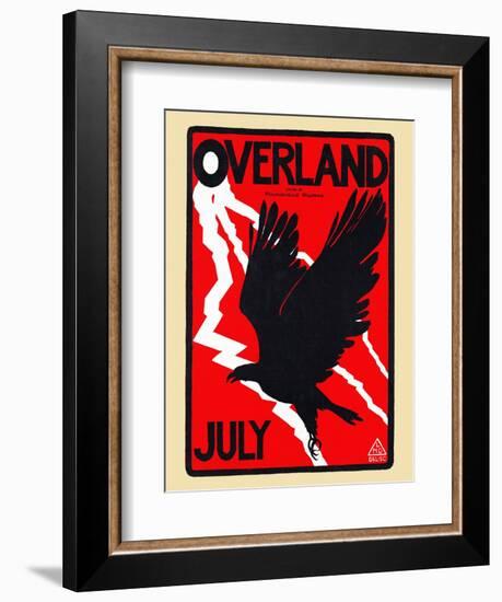 Overland, July-Maynard Dixon-Framed Art Print