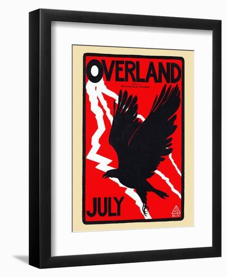 Overland, July-Maynard Dixon-Framed Art Print