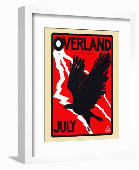 Overland, July-Maynard Dixon-Framed Art Print