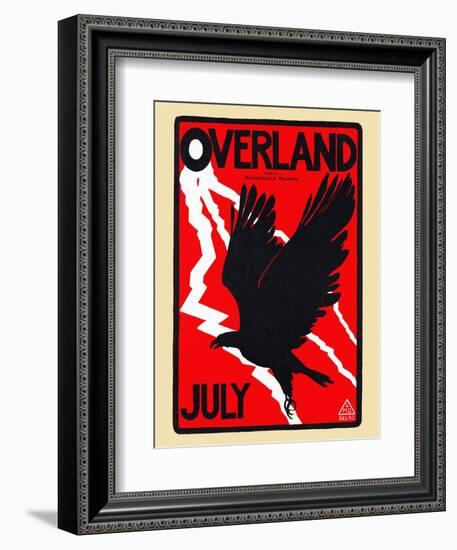 Overland, July-Maynard Dixon-Framed Art Print