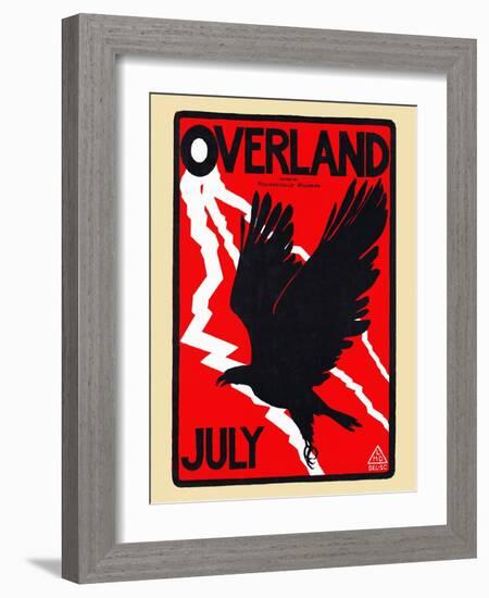 Overland, July-Maynard Dixon-Framed Art Print