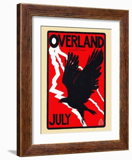 Overland, July-Maynard Dixon-Framed Art Print