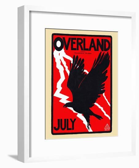 Overland, July-Maynard Dixon-Framed Art Print