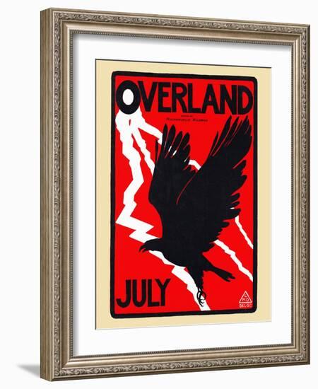 Overland, July-Maynard Dixon-Framed Art Print