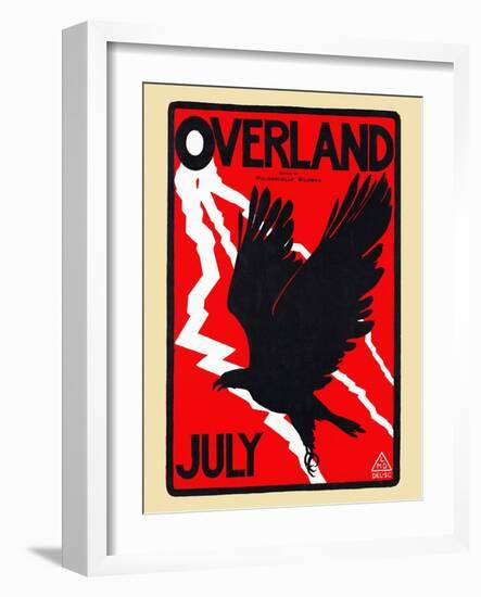 Overland, July-Maynard Dixon-Framed Art Print