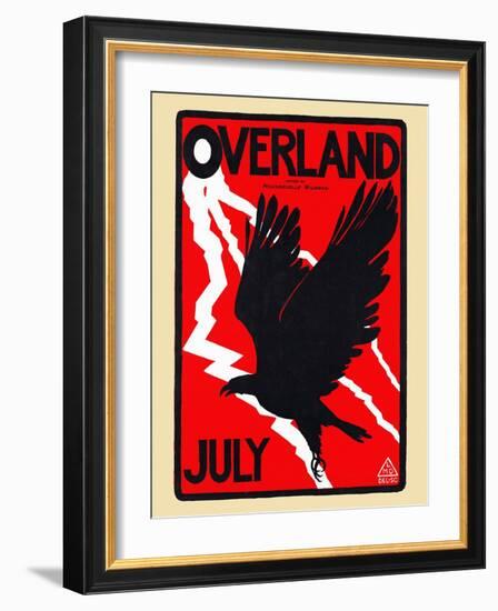 Overland, July-Maynard Dixon-Framed Art Print