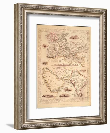 Overland Route to India-John Rapkin-Framed Giclee Print