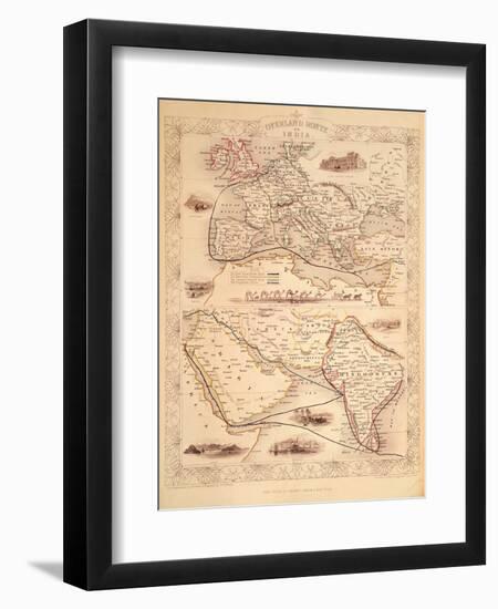 Overland Route to India-John Rapkin-Framed Giclee Print