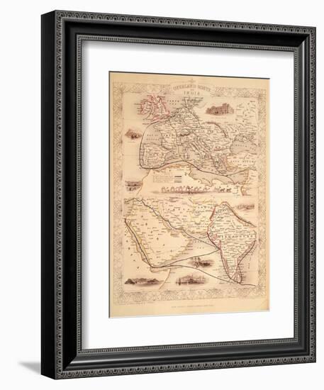 Overland Route to India-John Rapkin-Framed Giclee Print