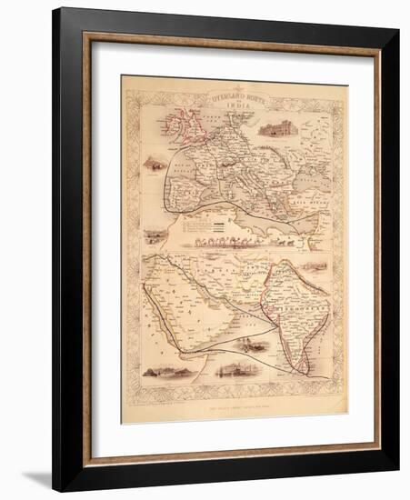 Overland Route to India-John Rapkin-Framed Giclee Print