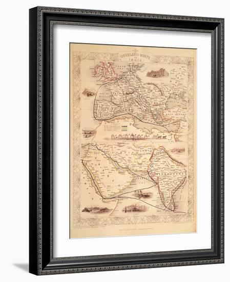 Overland Route to India-John Rapkin-Framed Giclee Print