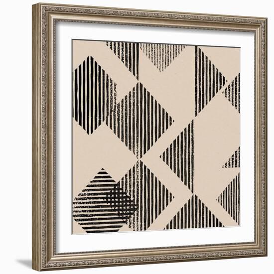 Overlapping Geo II-Victoria Barnes-Framed Art Print