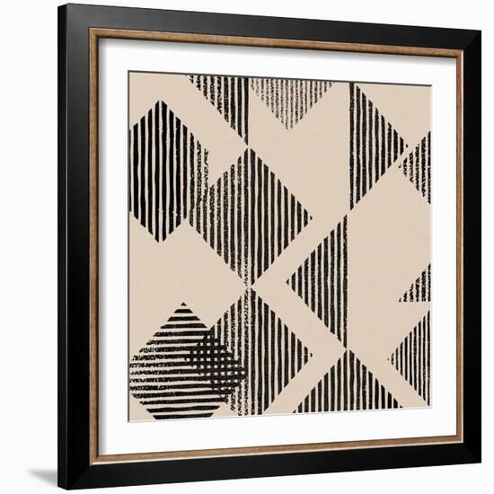 Overlapping Geo II-Victoria Barnes-Framed Art Print