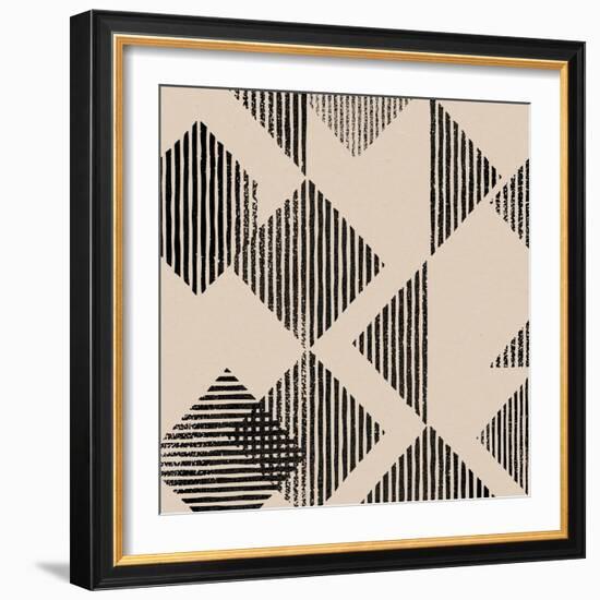 Overlapping Geo II-Victoria Barnes-Framed Premium Giclee Print