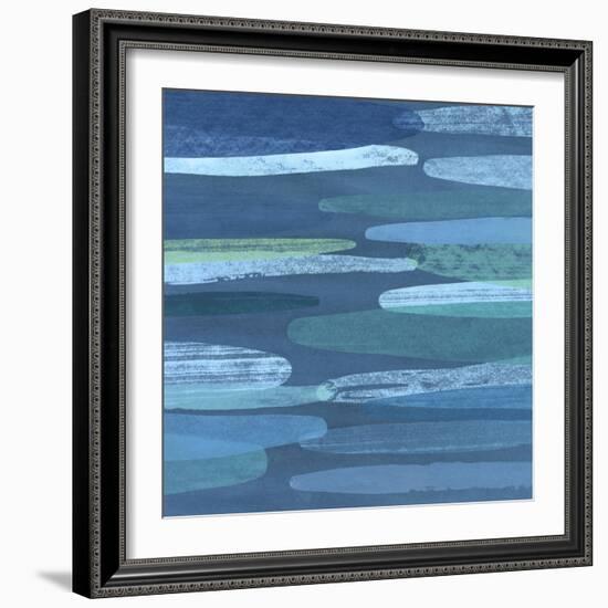 Overlapping Hues II-Megan Meagher-Framed Art Print