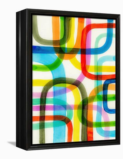 Overlapping II-Nikki Galapon-Framed Stretched Canvas