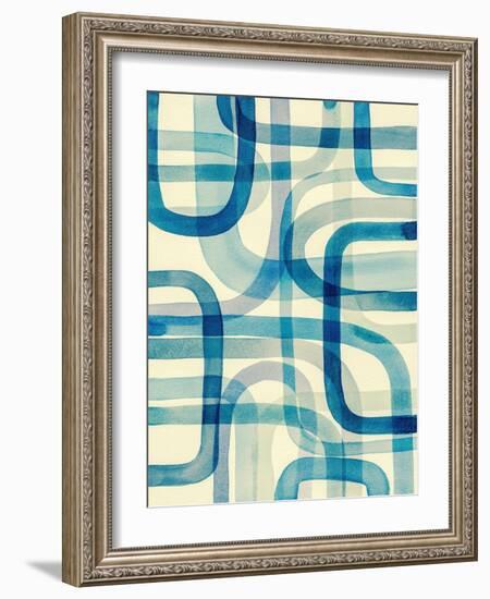 Overlapping III-Nikki Galapon-Framed Art Print