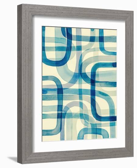 Overlapping III-Nikki Galapon-Framed Art Print