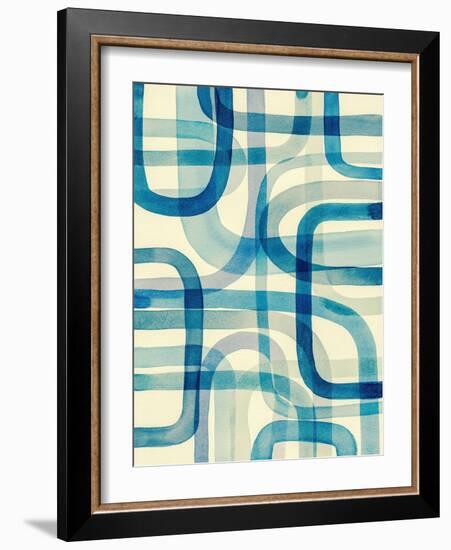 Overlapping III-Nikki Galapon-Framed Art Print