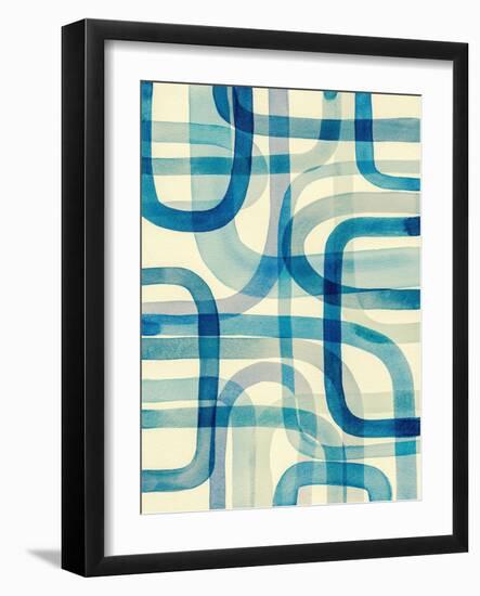 Overlapping III-Nikki Galapon-Framed Art Print