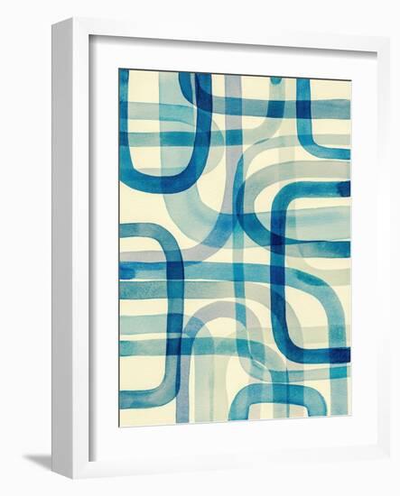 Overlapping III-Nikki Galapon-Framed Art Print