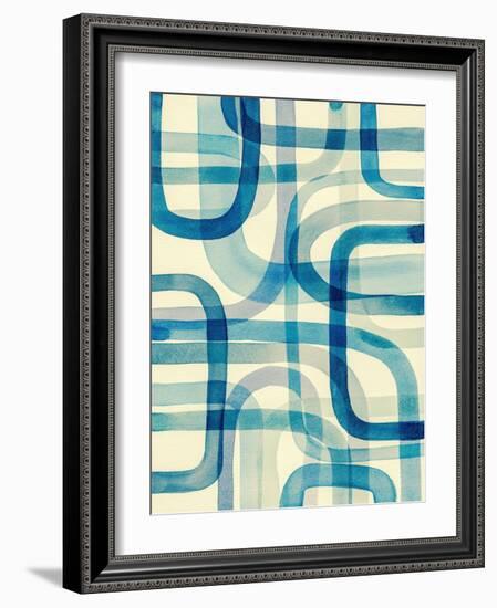 Overlapping III-Nikki Galapon-Framed Art Print