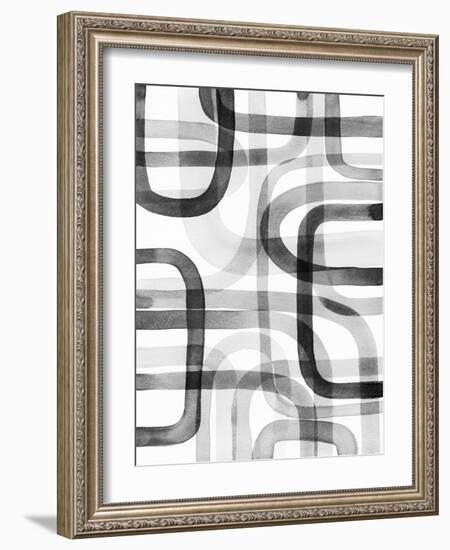 Overlapping V-Nikki Galapon-Framed Art Print