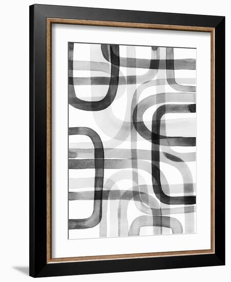 Overlapping V-Nikki Galapon-Framed Art Print