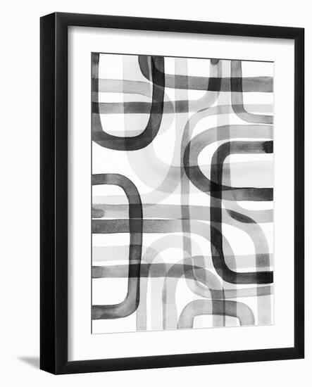 Overlapping V-Nikki Galapon-Framed Art Print