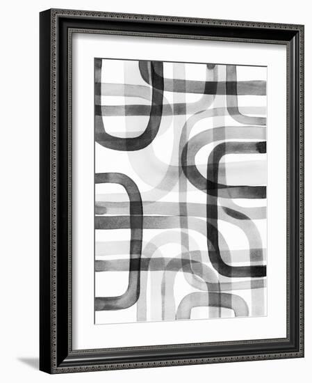 Overlapping V-Nikki Galapon-Framed Art Print